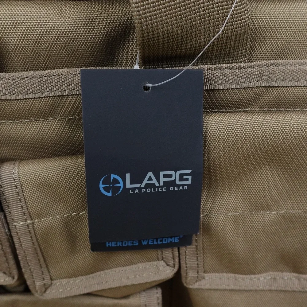 LAPG Jumbo Size Bug Out Bail Out Bag Survival Gear Range Bag Coyote Prepper NWT